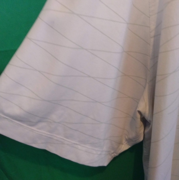 Nike Golf Dri-Fit White Striped Shirt - Picture 8 of 12
